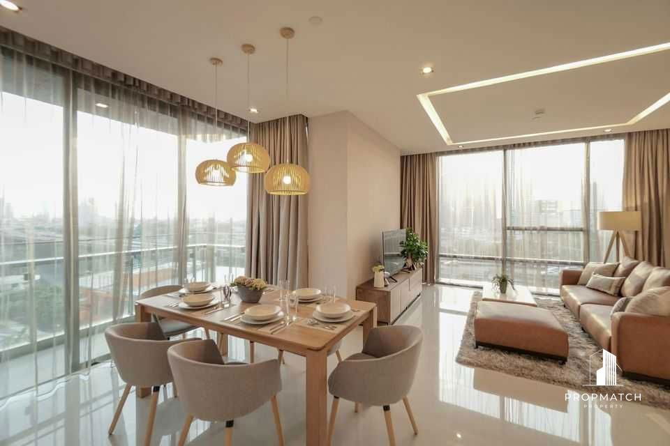 รูป ✨Flash Deal ✨The Bangkok Sathorn  ( 2Bed 2Bath 104SQM.)  แต่งครบพร้อมอยู่ !! เพียง 85,000 บาทต่อเดือน Tel.0981315848 @propmatch - รูปที่ 3/12