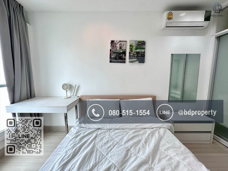 รูป Bestdeal ให้เช่า 1 ห้องนอน 31ตรม.ราคา16,000/เดือนเท่านั้น เฟอร์นิเจอร์และเครื่องใช้ไฟฟ้าครบ“IDEO MOBI RAMA 9” ใกล้MRT และ เซ็นทรัลพระราม 9 เพียง 80 ม. - รูปที่ 5/10