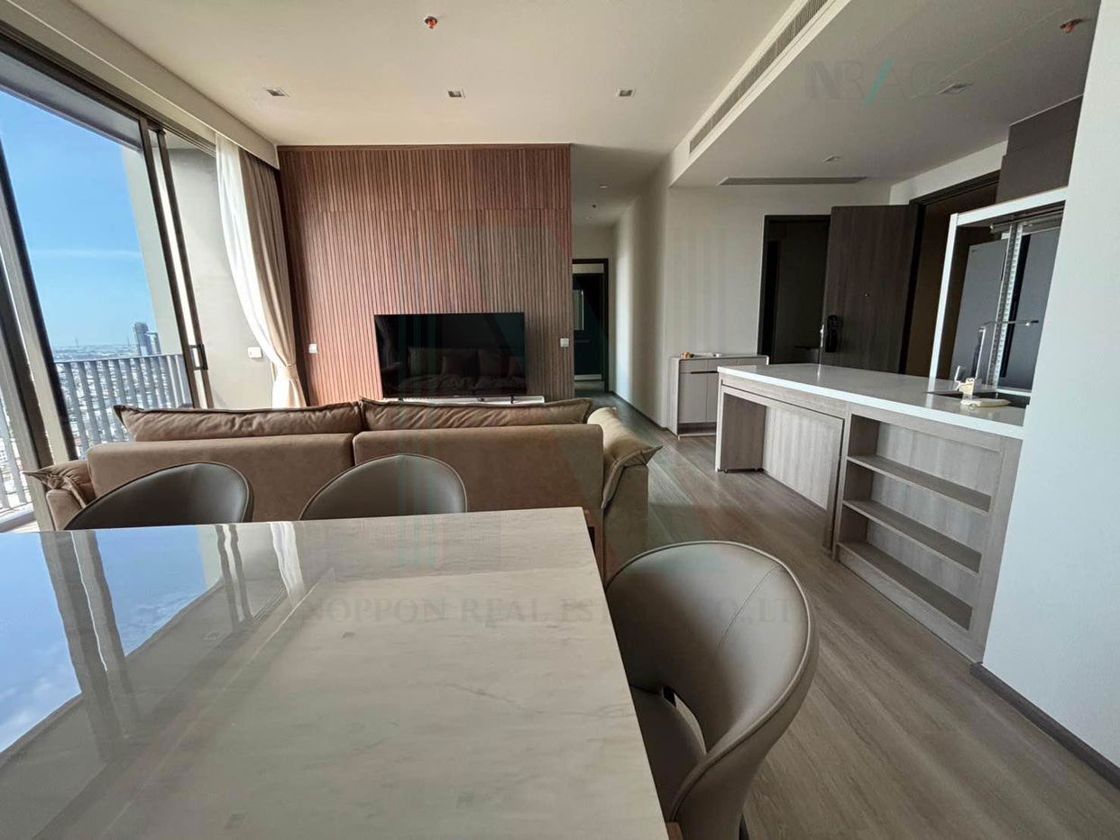 picture 🔺 For Rent Condo RHYTHM CHAROENKRUNG PAVILLION Building 1, Floor 33,3 bed room, Room size 97 sqm - 2/8