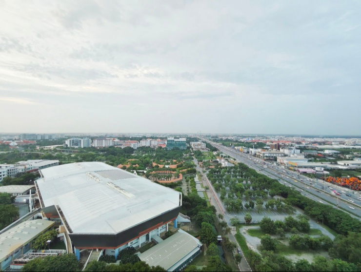 รูป 📣ปล่อยเช่า 𝐓𝐞𝐫𝐫𝐚 𝐑𝐞𝐬𝐢𝐝𝐞𝐧𝐜𝐞𝟏 มธ. 𝟭 𝗕𝗲𝗱𝗿𝗼𝗼𝗺 ขนาด 30 ตรม. ระเบียงทิศเหนือ ชั้น 25 - รูปที่ 9/9