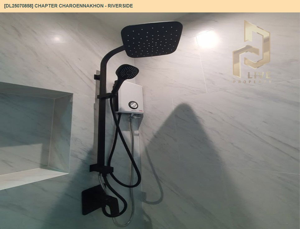 รูป DL25070858 ให้เช่าคอนโด แชปเตอร์ เจริญนคร - ริเวอร์ไซต์ (Chapter Charoennakhon - Riverside) ใกล้ BTS กรุงธนบุรี พร้อมเข้าอยู่ โทรด่วน 0638692663 LineID @655ebbvc - รูปที่ 8/10