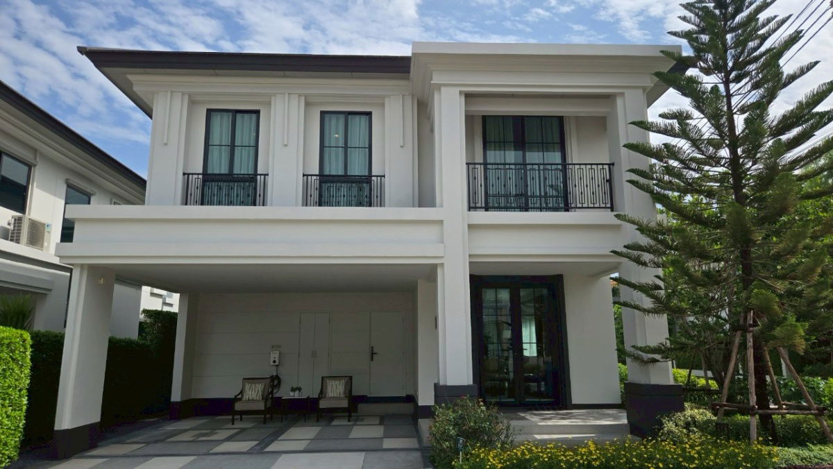 รูป ขายบ้านตัวอย่างแต่งครบพร้อมอยู่ เศรษฐสิริ พหลโยธิน สายไหม พร้อมสวนส่วนตัว  - รูปที่ 1/21