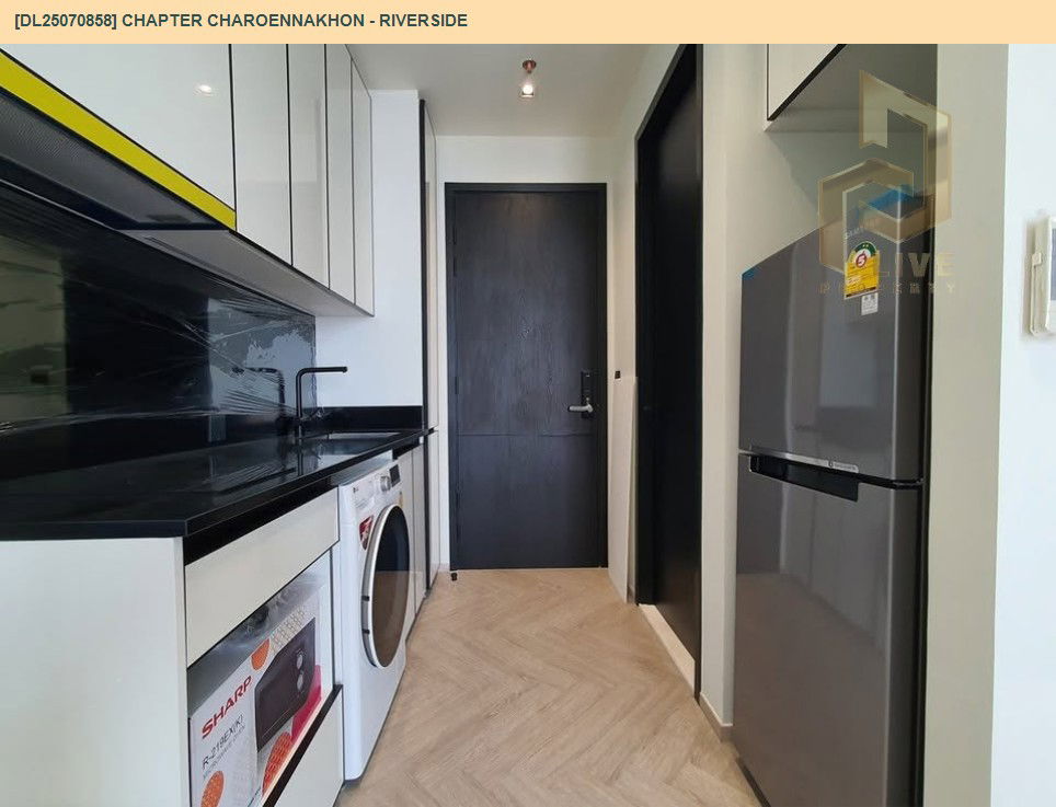 รูป MDL25070858 ให้เช่าคอนโด แชปเตอร์ เจริญนคร - ริเวอร์ไซต์ (Chapter Charoennakhon - Riverside) ใกล้ BTS กรุงธนบุรี พร้อมเข้าอยู่ โทรด่วน 0638692663 LineID @534wlwof - รูปที่ 6/10