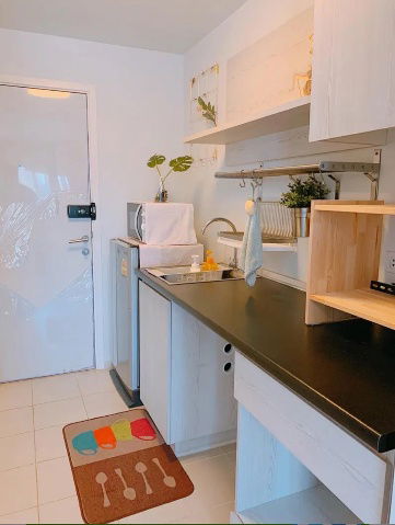 รูป ให้เช่า 𝗔𝘀𝗽𝗶𝗿𝗲 𝗪𝘂𝘁𝘁𝗵𝗮𝗸𝗮𝘁 🏡 𝟴,𝟱𝟬𝟬 เฟอร์ครบ ติดรถไฟฟ้า‼️#ตอบแชทไว 🔥🔥 รหัส M1335 - รูปที่ 6/10