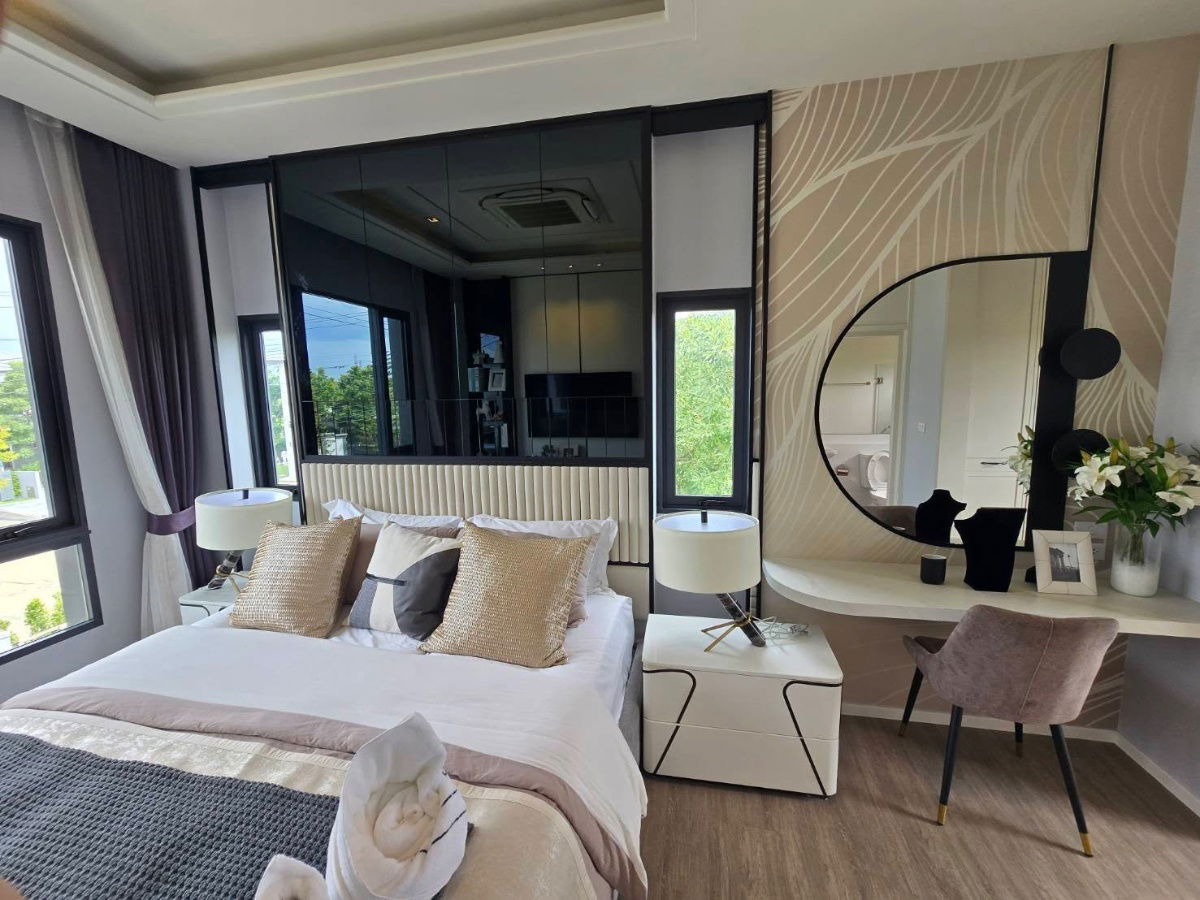 รูป 😊🏡 เช่าบ้าน Grand Pleno สุขุมวิท-บางนา ตกแต่ง Classic Luxury พื้นที่ใช้สอยกว้างขวาง ใกล้Mega บางนาเพียง 600 เมตร - รูปที่ 7/21