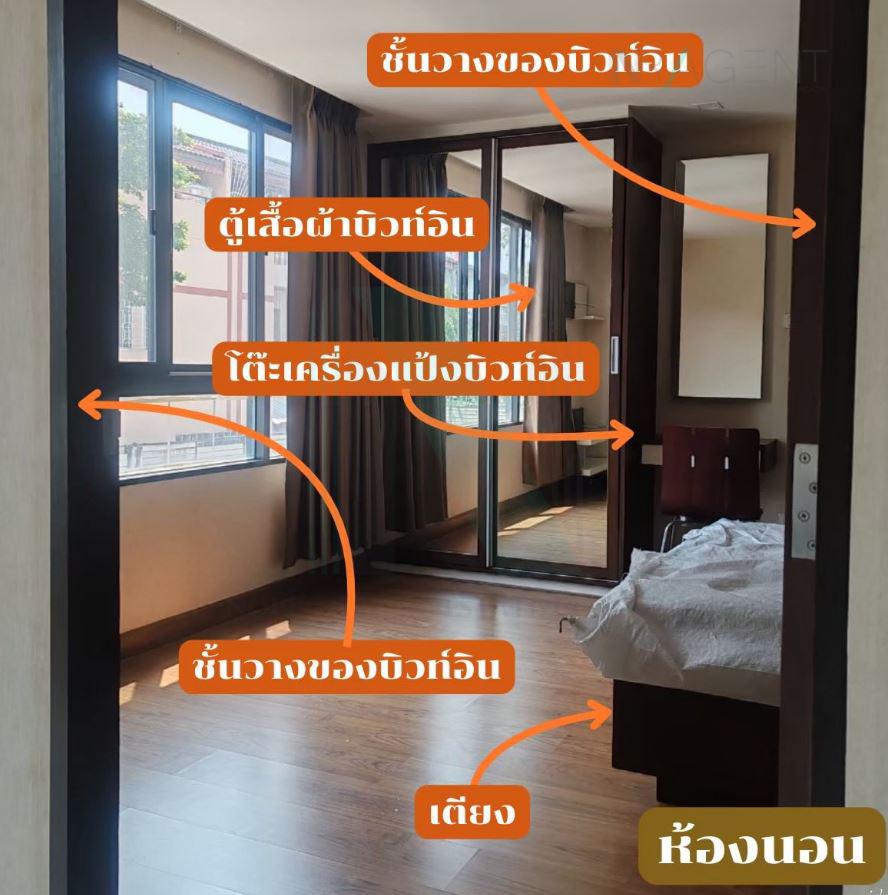 รูป 🎉 ให้เช่าคอนโด เจ ดับบลิว ซิตี้ รัชดาภิเษก 32 อาคาร A ชั้น 2 1 ห้องนอน ขนาด 42 ตรม ใกล้ โรงแรมเอส ซี ปาร์ค - รูปที่ 5/8
