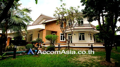 เช่าบ้านเดี่ยว ถนนสุขุมวิท : 🔼🔽 AccomA 📩 Private Swimming Pool 4 BR House in Bang Na (AA20243)