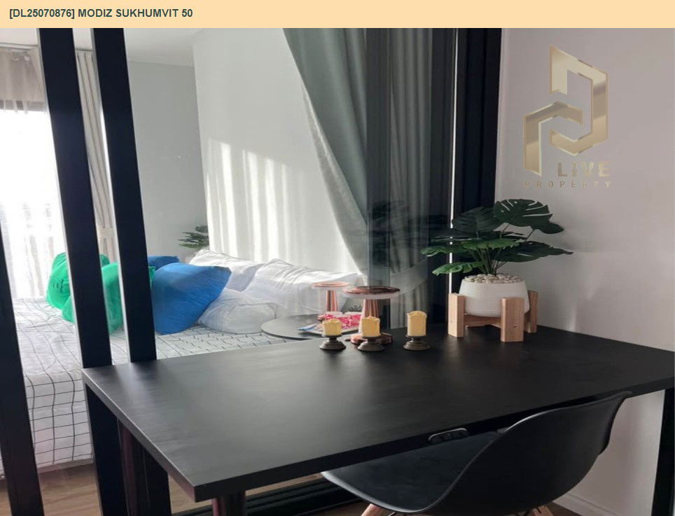 picture DL25070876 Condo for rent, MODIZ Sukhumvit 50 near BTS On Nut, ready to move in, call urgently 0656133286 LineID @655ebbvc - 6/11
