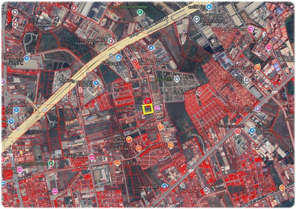 รูป ที่ดินมหาชัย 4-0-14 ไร่ ถมแล้ว หน้ากว้าง 81ม. ถ.คอนกรีต ใกล้ตัวเมือง ห้าง โรงพยาบาล - รูปที่ 6/6