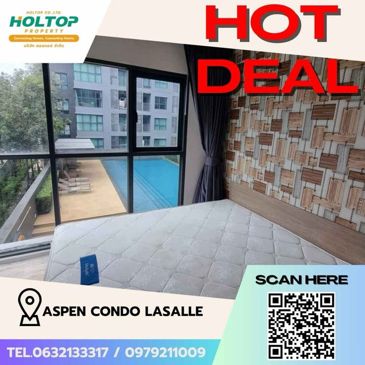 รูป #Z1633 ให้เช่า Aspen Condo Lasalle  - รูปที่ 1/8