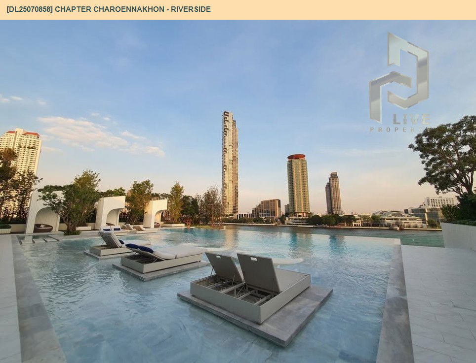รูป MDL25070858 ให้เช่าคอนโด แชปเตอร์ เจริญนคร - ริเวอร์ไซต์ (Chapter Charoennakhon - Riverside) ใกล้ BTS กรุงธนบุรี พร้อมเข้าอยู่ โทรด่วน 0638692663 LineID @534wlwof - รูปที่ 10/10