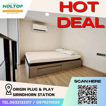 #Z1627 ให้เช่าคอนโด Origin Plug & Play Sirindhorn Station