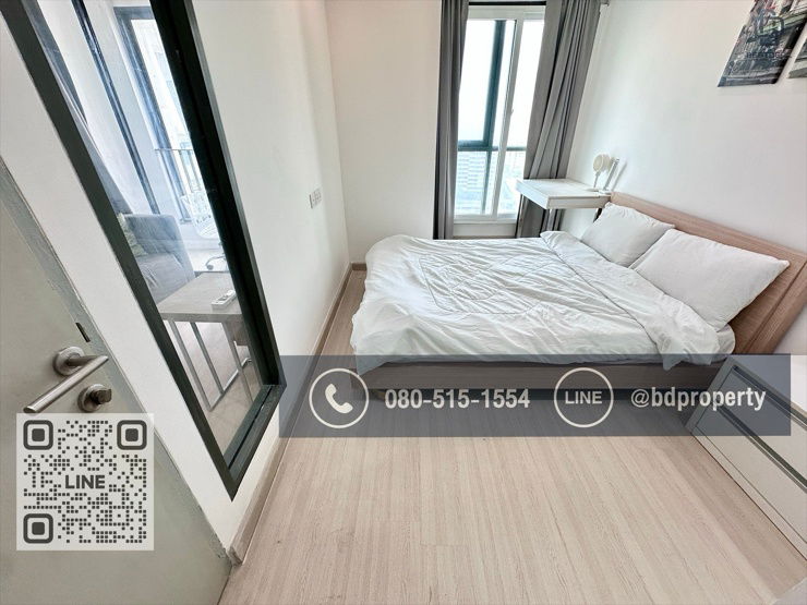 รูป Bestdeal ให้เช่า 1 ห้องนอน 31ตรม.ราคา16,000/เดือนเท่านั้น เฟอร์นิเจอร์และเครื่องใช้ไฟฟ้าครบ“IDEO MOBI RAMA 9” ใกล้MRT และ เซ็นทรัลพระราม 9 เพียง 80 ม. - รูปที่ 6/10
