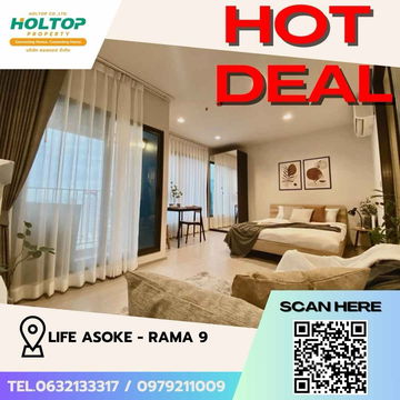 #Z1625 Condo for rent Life Asoke - Rama 9