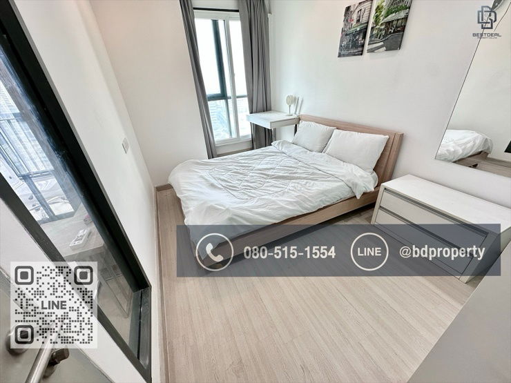 รูป Bestdeal ให้เช่า 1 ห้องนอน 31ตรม.ราคา16,000/เดือนเท่านั้น เฟอร์นิเจอร์และเครื่องใช้ไฟฟ้าครบ“IDEO MOBI RAMA 9” ใกล้MRT และ เซ็นทรัลพระราม 9 เพียง 80 ม. - รูปที่ 4/10