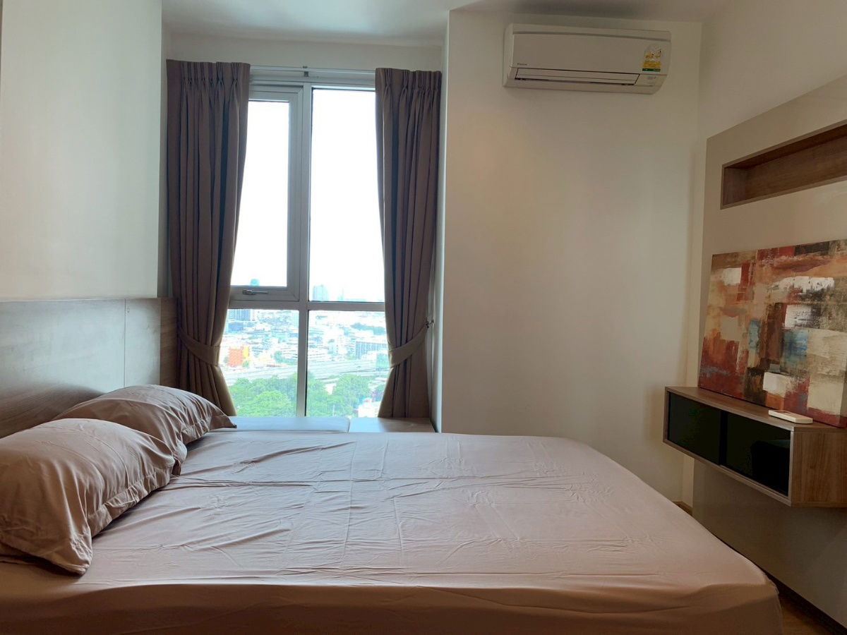 รูป ให้เช่า 1 ห้องนอน คอนโดริทึ่ม สาทร ชั้นสูง วิวเมือง แต่งครบ พร้อมเข้าอยู่ - รูปที่ 4/11