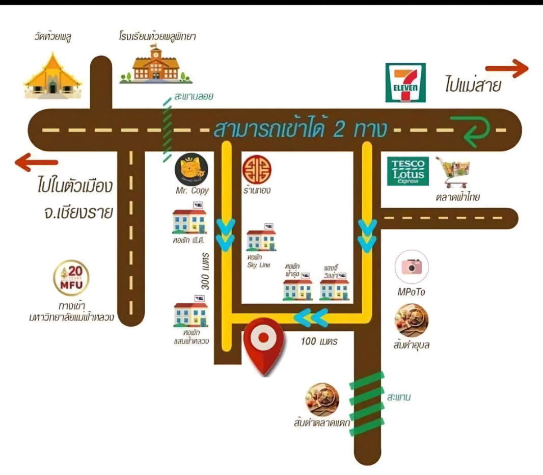picture Business for Sale with House – In Front of Mae Fah Luang University - 11/11