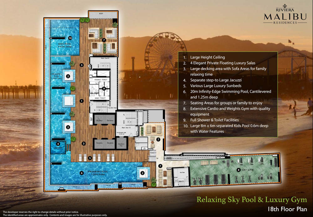 picture 1 Bedroom Condominium @ The Riviera Malibu - 17/23