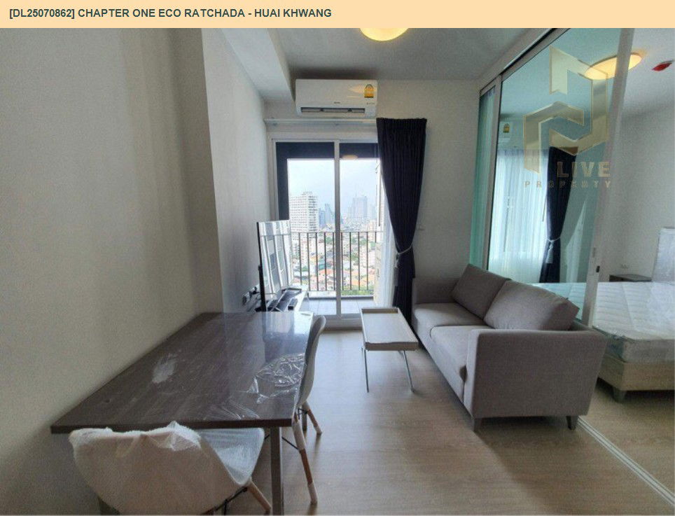 picture DL25070862 Condo for rent, Chapter One Eco Ratchada - Huai Khwang  near MRT ห้วยขวาง, ready to move in, call urgently 0656133286 LineID @534wlwof - 2/11