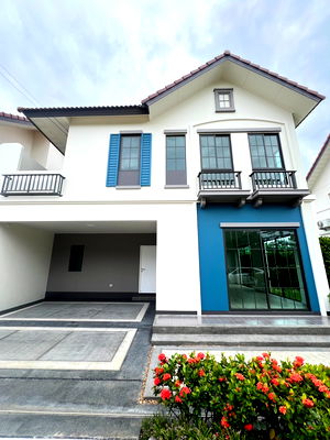 บ้านแฝด รร.กสิณธรเซนต์ปีเตอร์ : ขายบ้านอณาสิริ เวสต์เกต บ้านพร้อมเข้าอยู่โซนส่วนตัว ใกล้รถไฟฟ้า