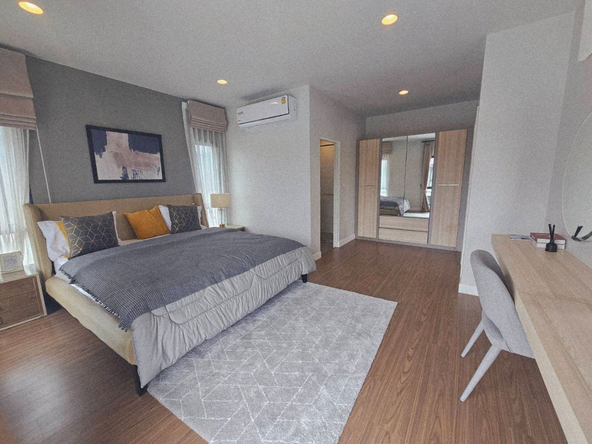 รูป บ้านเดี่ยวติดถนนใหญ่ 4 นอนแต่งเฟอร์ครบ ใกล้ทางด่วน เศรษฐสิริวงแหวนลำลูกกา - รูปที่ 6/14