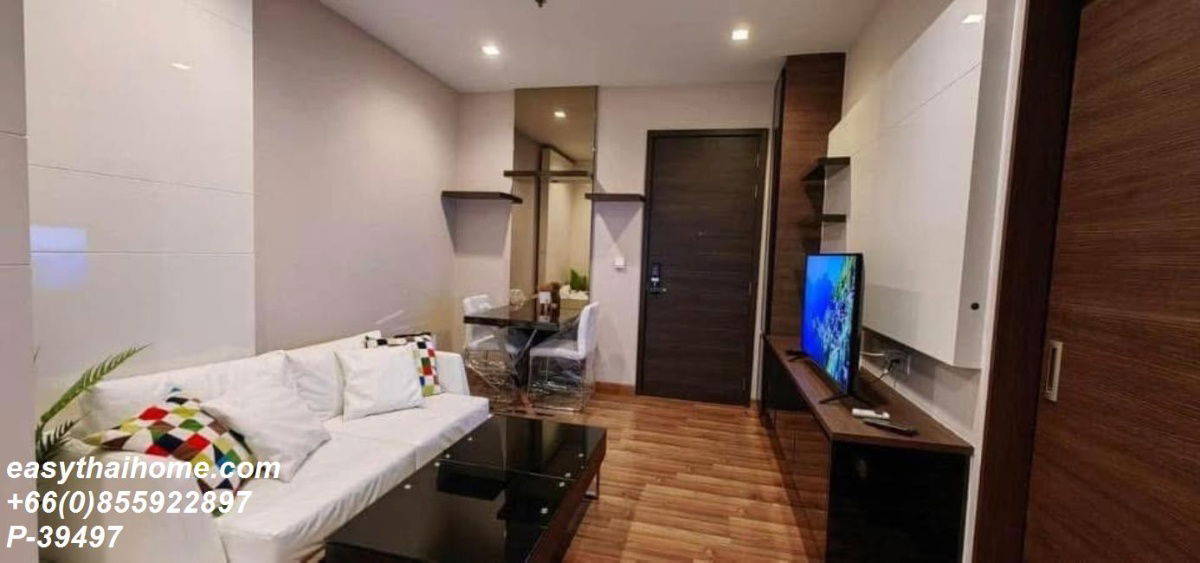 รูป P-39497 ให้เช่า คอนโด ไอวี่ แอมพิโอ Ratchadaphisek Rd, Huai Khwang, Bangkok พร้อมอยู่ ราคาถูก Line Id @easythaihome 085-592-2897 - รูปที่ 4/10