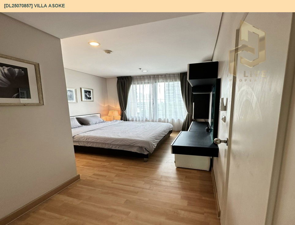 picture DL25070857 Condo for rent, Villa Asoke near MRT เพชรบุรี, ready to move in, call urgently 0656133286 LineID @655ebbvc - 4/11