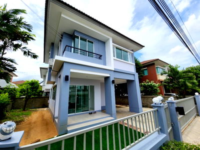 Houses for sale Bangkok : Newly Renovated 2-Storey Detached House for Sale – Move-in Ready! Atoll Similan Reef Onnut–Romklao, Near Suvarnabhumi Airport