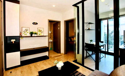 Condos for rent Soi Buakhao : ⛵ Base ⛵ City view / 2F / 1bedroom >> THB18,000/month彡m