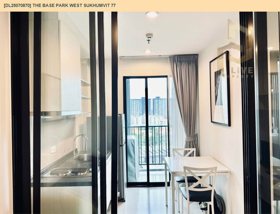picture DL25070870 Condo for rent, The Base Park West Sukhumvit 77 near BTS On Nut, ready to move in, call urgently 0656133286 LineID @534wlwof - 4/8