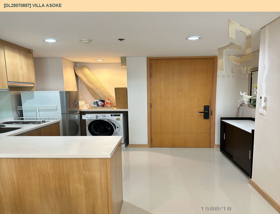 picture DL25070857 Condo for rent, Villa Asoke near MRT เพชรบุรี, ready to move in, call urgently 0656133286 LineID @655ebbvc - 5/11