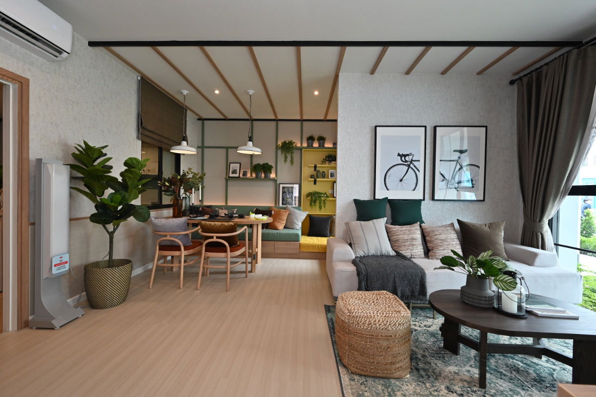 รูป ขายบ้านตัวอย่างเฟอร์นิเจอร์ทั้งหลังอณาสิริรามคำแหง โครงการพร้อมอยู่จากแสนสิริ - รูปที่ 3/15