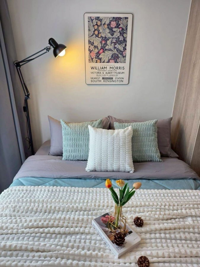picture ✨ Beautiful and cheap, Condo Modiz Sukhumvit 50, size 30 sq m, 1 bedroom, Building B, 9th floor 🏡💖 - 2/11