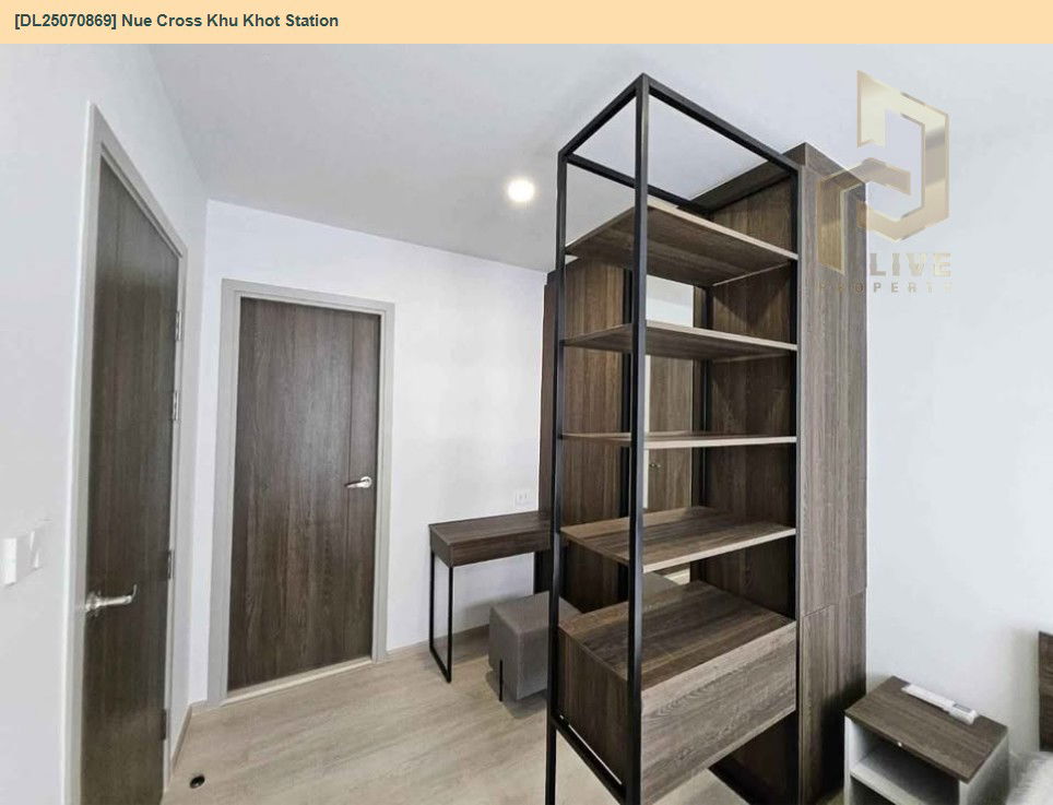 picture DL25070869 Condo for rent, Nue Cross Khu Khot Station near BTS คูคต, ready to move in, call urgently 0656133286 LineID @655ebbvc - 2/7