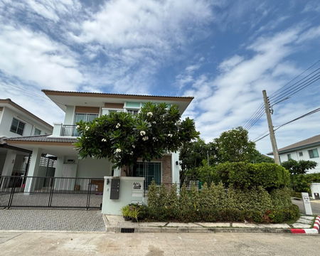 🏡 Single house for rent, Manthana 2, Wongwaen-On Nut, near Kanchanaphisek parallel road, 60,000 baht, property code: RS1059