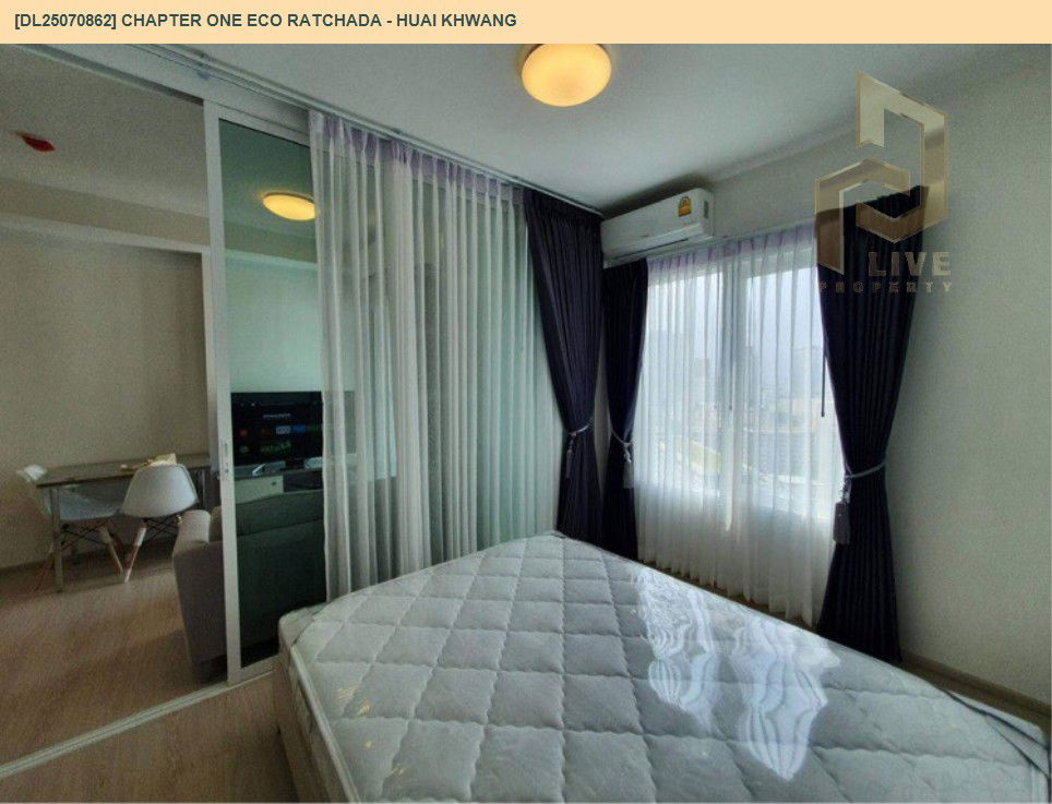 picture DL25070862 Condo for rent, Chapter One Eco Ratchada - Huai Khwang  near MRT ห้วยขวาง, ready to move in, call urgently 0656133286 LineID @534wlwof - 6/11