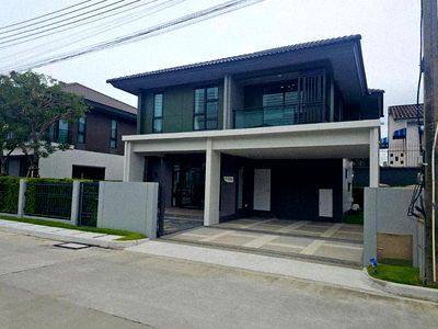 บ้านเดี่ยว ถนนนิมิตรใหม่ : บ้านเดี่ยวติดถนนใหญ่ 4 นอนแต่งเฟอร์ครบ ใกล้ทางด่วน เศรษฐสิริวงแหวนลำลูกกา