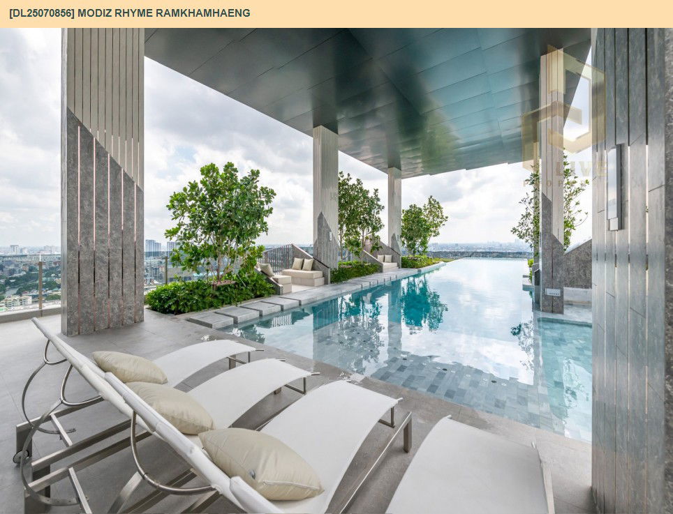 picture DL25070856 Condo for rent, Modiz Rhyme Ramkhamhaeng near MRT รามคำแหง, ready to move in, call urgently 0656133286 LineID @655ebbvc - 10/10