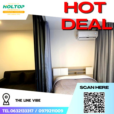 คอนโดให้เช่า : #R5336  ให้เช่าคอนโด The Line Vibe