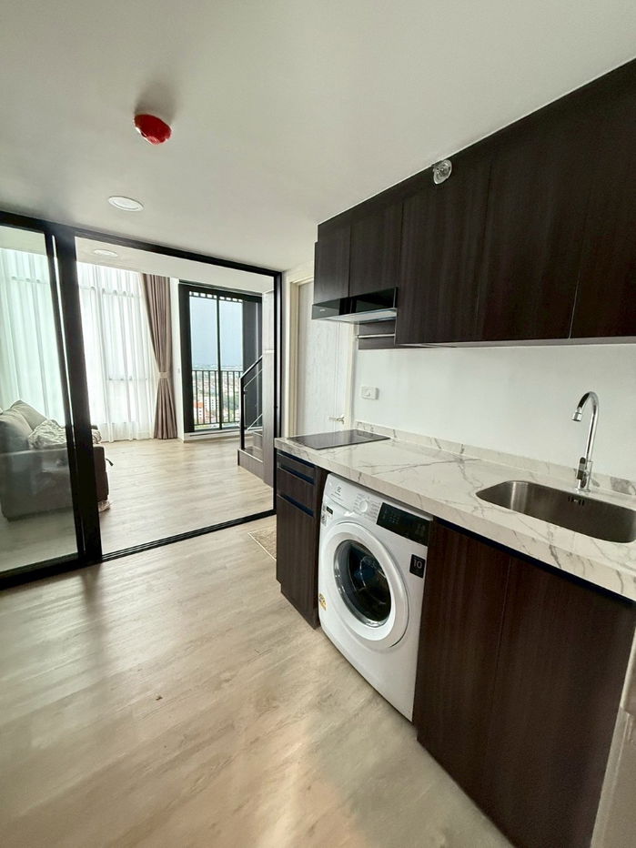 picture Condo For Rent | Duplex Room The Best Value In The Project “The Origin Plug & Play Ramintra” 42 Sq.m. Near MRT Ram Inthra Kor Mor 9 - 6/8