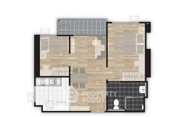 picture 2-BR Condo at Aspire Rattanathibet 2 near MRT Bang Krasor (ID 1981074) - 32/38