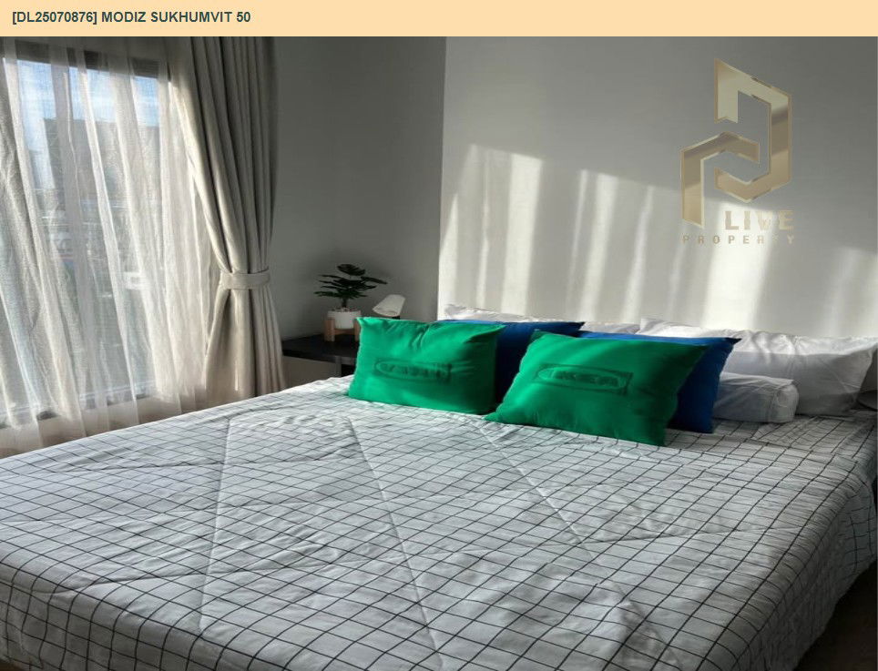 picture DL25070876 Condo for rent, MODIZ Sukhumvit 50 near BTS On Nut, ready to move in, call urgently 0656133286 LineID @655ebbvc - 4/11