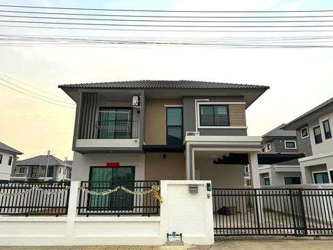 บ้านเดี่ยวเช่า พร้อมเข้าอยู่ สันกำแพงสายใหม่ ใกล้ตลาดศรีอรุณ, ใกล้โรงเรียนนานาชาติ ABS