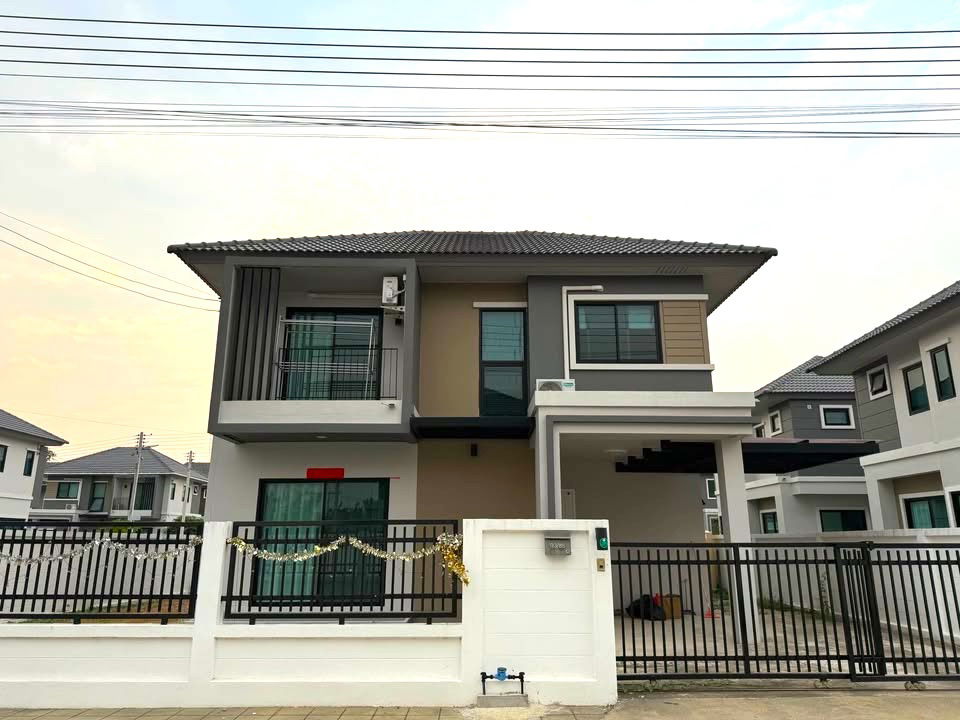 รูป บ้านเดี่ยวเช่า พร้อมเข้าอยู่ สันกำแพงสายใหม่ ใกล้ตลาดศรีอรุณ, ใกล้โรงเรียนนานาชาติ ABS - รูปที่ 1/12
