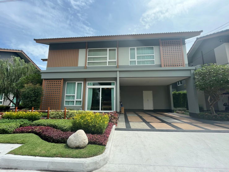 รูป 💥 บ้านเดี่ยวขนาดใหญ่พร้อมเฟอร์นิเจอร์ตกแต่งให้เข้าอยู่สไตล์ญี่ปุ่น ราคาพิเศษ 7.99 ลบ.✅🏘️✅🛏️ - รูปที่ 1/37