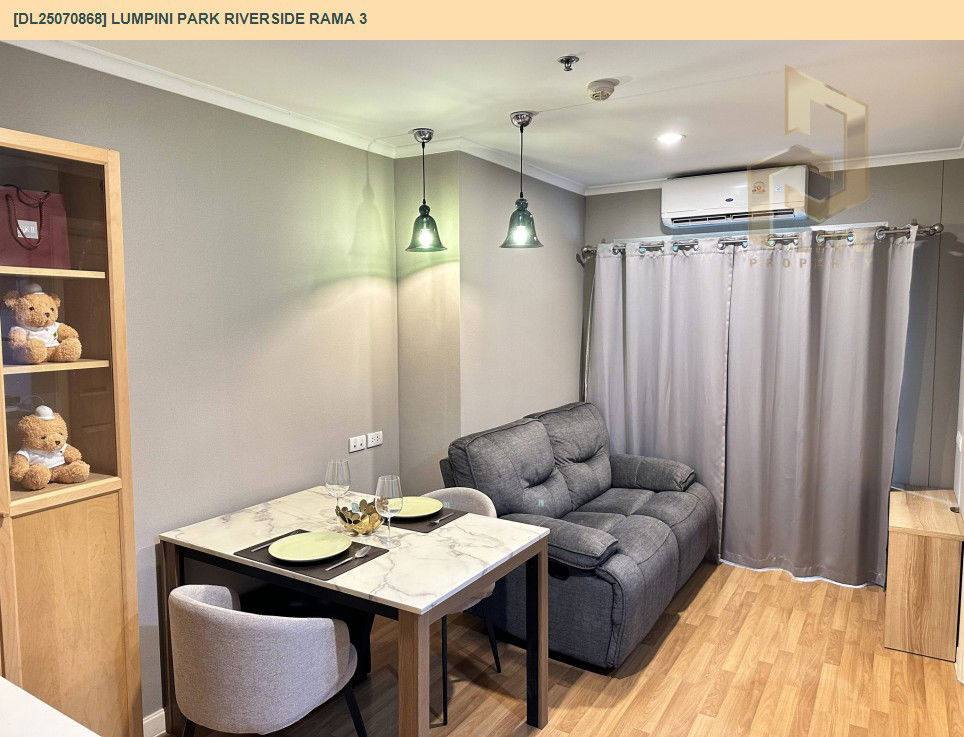 picture DL25070868 Condo for rent, Lumpini Park Riverside Rama 3 near -, ready to move in, call urgently 0656133286 LineID @534wlwof - 2/11