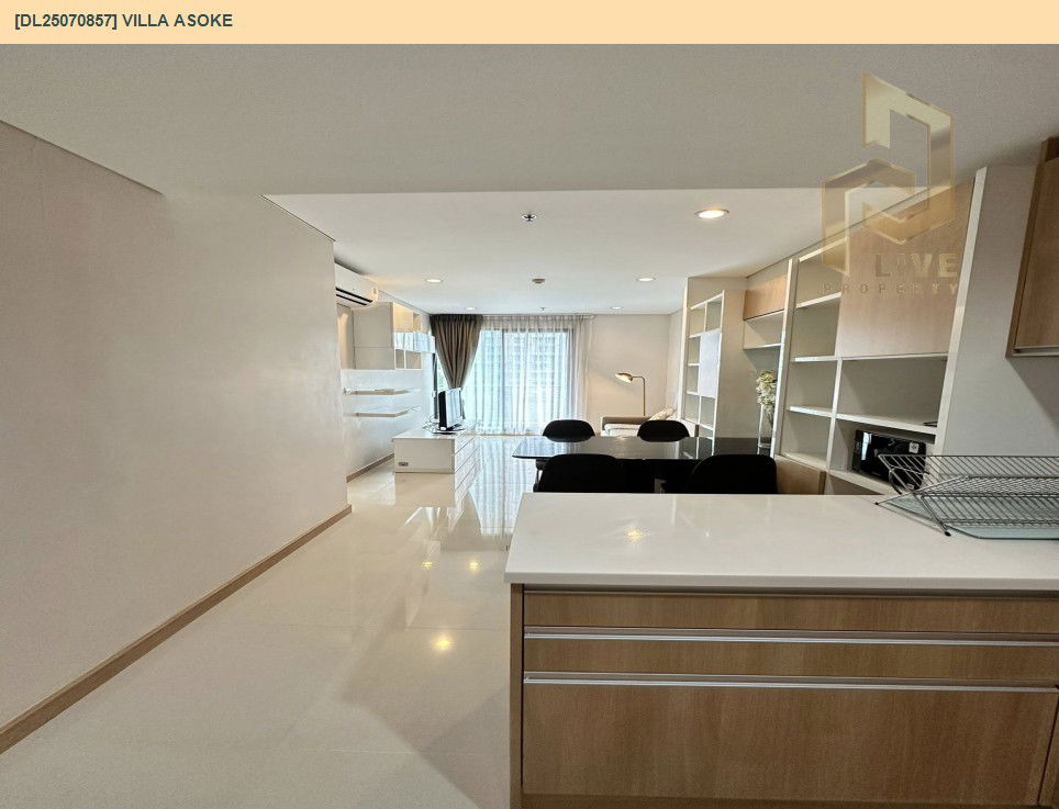 picture DL25070857 Condo for rent, Villa Asoke near MRT เพชรบุรี, ready to move in, call urgently 0656133286 LineID @655ebbvc - 8/11