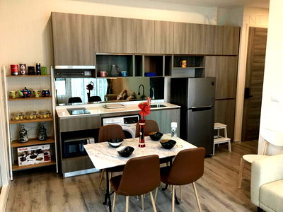 Condos for rent Ramkhamhaeng University : 🚩 For Rent Condo KNIGHTSBRIDGE COLLAGE RAMKHAMHAENG Building 1, Floor 9,2 bed room, Room size 44.00 sqm
