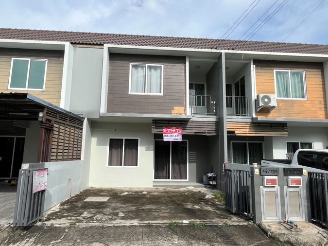 BL033|ทาวน์เฮ้าส์ 2 ชั้น โครงการ เดอะ คัลเลอร์ส กาญจนาภิเษก-ราชพฤกษ์  หมู่บ้านอารียาเฟส8  ไทรน้อย จ.นนทบุรี (ราคาถูก! 1,450,000 บาท)