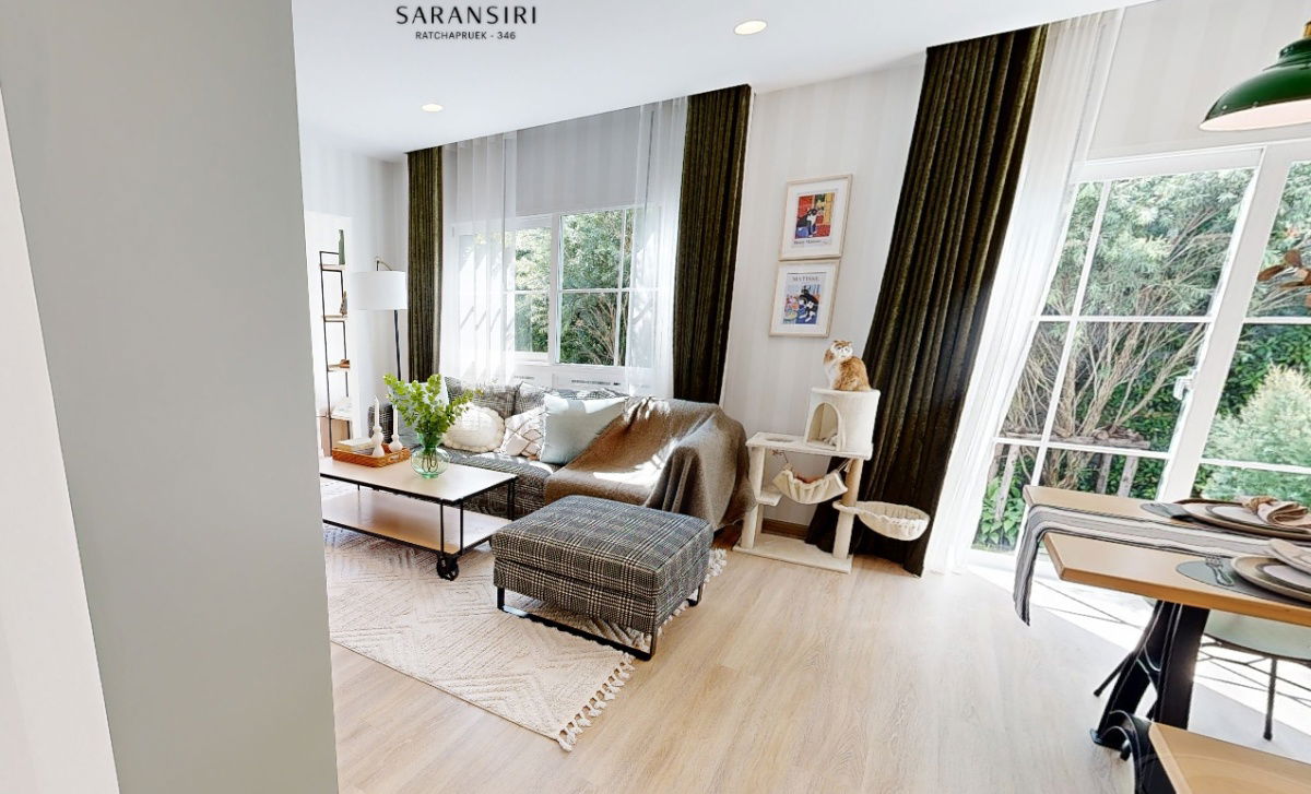รูป ขายบ้านตัวอย่าง สราญสิริ ราชพฤกษ์ 346 โครงการบ้านพร้อมอยู่จากแสนสิริ - รูปที่ 2/5